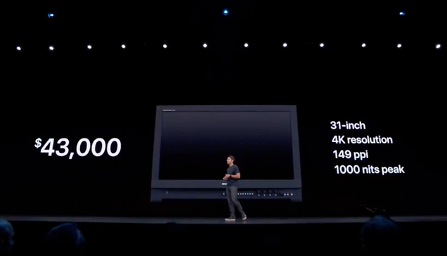 Illustration for article titled El nuevo monitor de Apple cuesta 6.000 dĂłlares y... JAJAJAJ